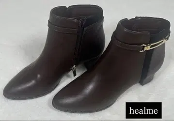 컨디션 최상 healme 숏부츠 사이드 지퍼 브라운 24 23AW