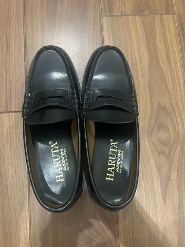 HARUTA 블랙 로퍼