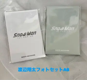Snow Man 와타나베 쇼타 사진 세트 AB 배지 세트
