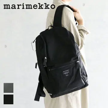 [토트백 포함] 새상품 택 포함 marimekko 백팩 버디 블랙