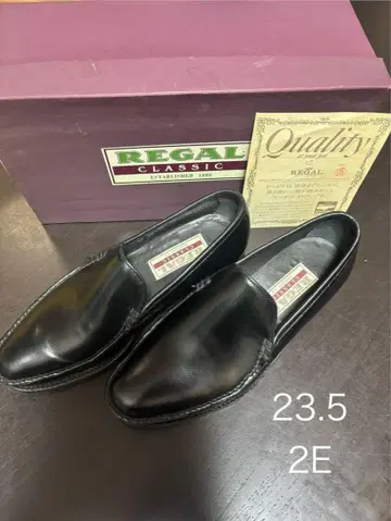 REGAL CLASSIC 블랙 슬립온 23.5cm 2E