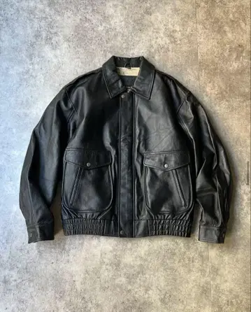 스페셜 90s 세인트 존스 베이 레더 재킷