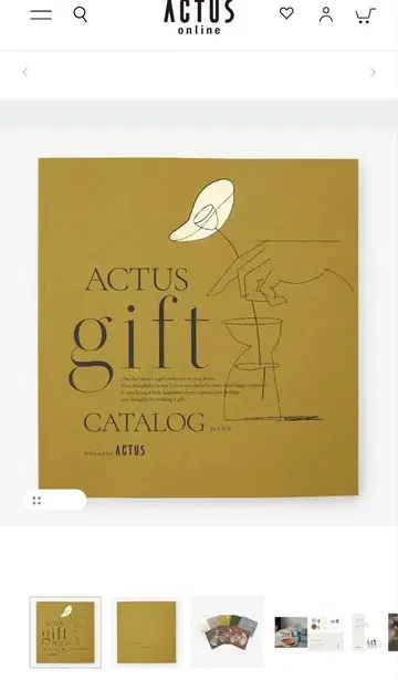 카탈로그 기프트 Hana actus