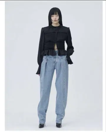 FETICO HI-RISE TAPERED JEANS 1