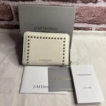 미사용 J&M DAVIDSON 제이앤엠 데이비드슨 스터드 지갑