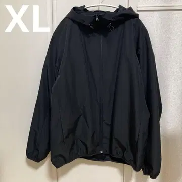 GU 윈드 브레이커 나일론 점퍼 블랙 XL