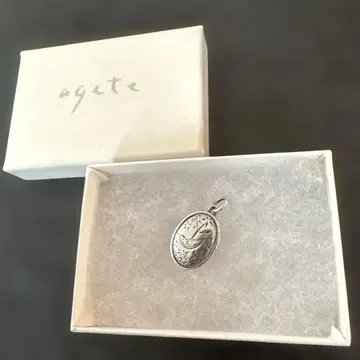 agete 아가트 실버 오벌 참 리버서블