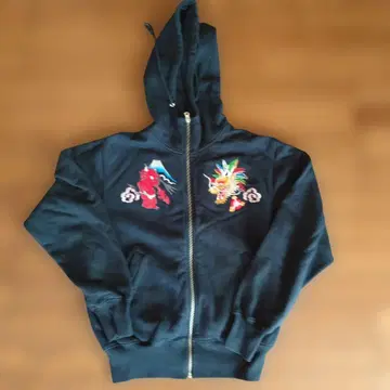 Ted Company 블랙 풀 집업 후드티 40