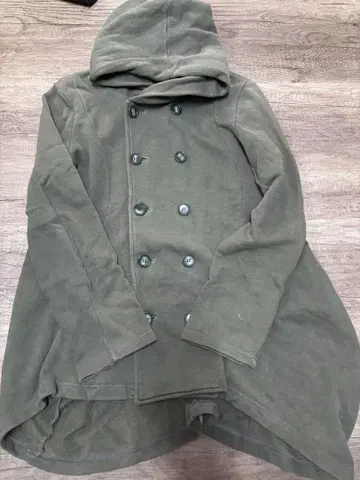 밴딩 gomme 여성용 디자인 후드티 카키