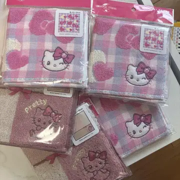 헬로키티 타월 5장 세트
