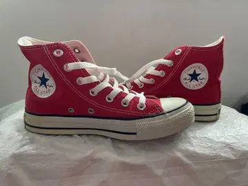 Converse 올스타 레드 하이컷 스니커즈