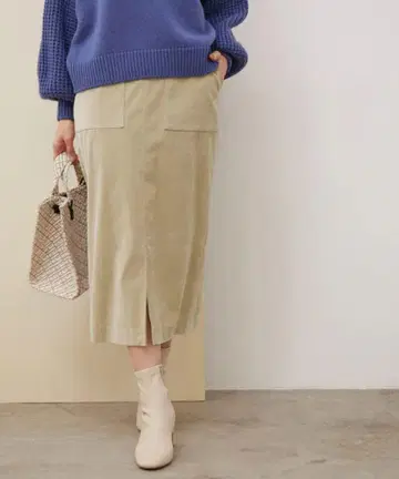 새상품급 ROPE 코듀로이 스커트 타이트 스커트 38