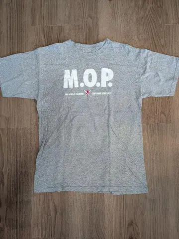 M.O.P. 그레이 셔츠 MED