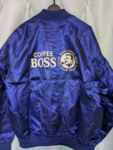 COFFEE BOSS 나일론 자켓 네이비