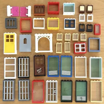 정품 LEGO 레고 창문 문 건물 부품 묶음 판매 우리 창문