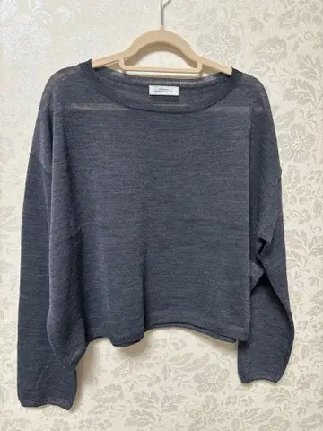 그린 레이블 릴랙싱 긴팔T셔츠 다크 그레이
