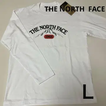 THE NORTH FACE 남성용 롱 T셔츠 L 화이트