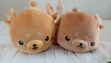 요치마루즈 복슬복슬 초식동물 2마리 페어 BIG 봉제 인형