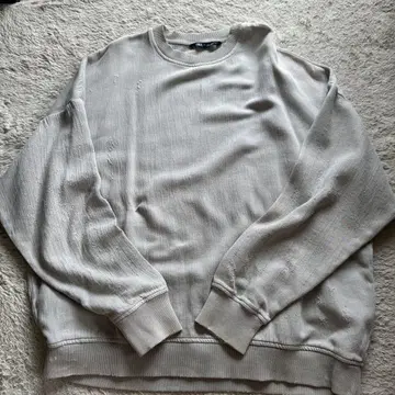 ZARA 라이트 그레이 맨투맨