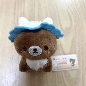 갈색 곰 손바닥 봉제 인형 고양이 고양이 목욕탕