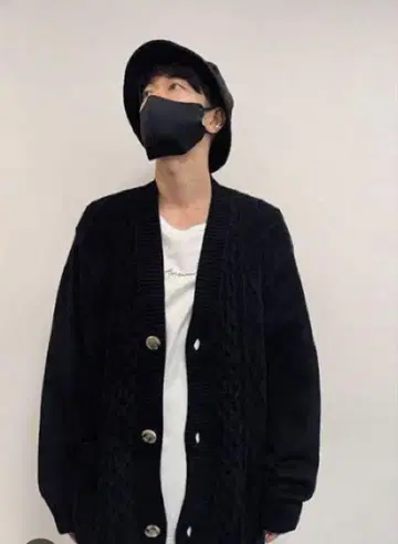 사토 타케루 케이블 니트 가디건 ABYTS