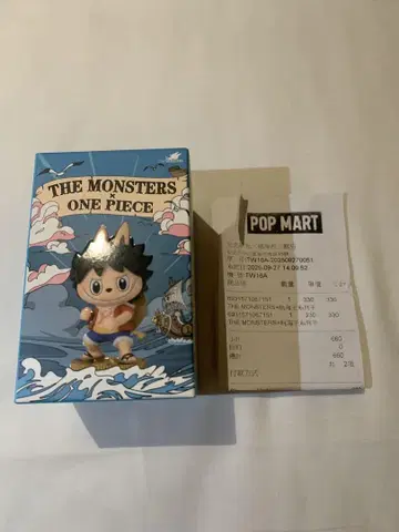POP MART 원피스 x LABUBU 피규어