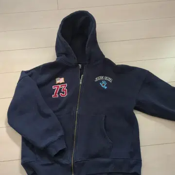 SANTA CRUZ 네이비 지퍼 후드티 73