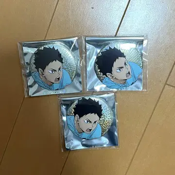 하이큐 트레이딩 반짝반짝 캔뱃지 리시브 이와이즈미