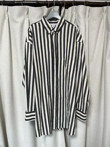 benine9 Striped Long B.D. Shirt