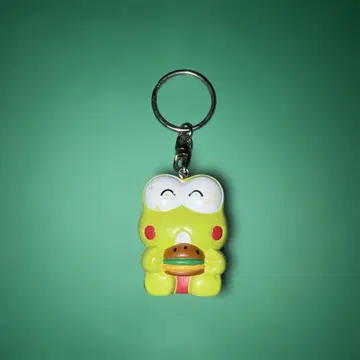 [초레어 레트로] SANRIO 케로케로케로피 키링 (햄버거)