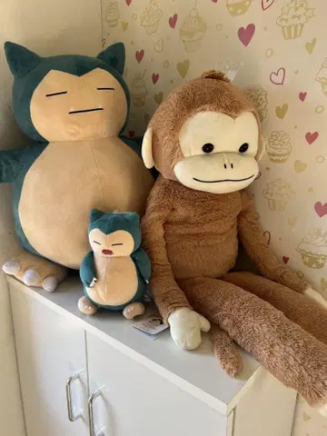 카비곤과 몽키 봉제 인형 세트