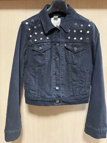 LEVIS 여성용 크롭 데님 자켓 G 사이즈 S