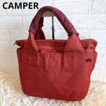 CAMPER 캠퍼 TUBO 토트백 빨간색 가을/겨울 색상 다중 수납