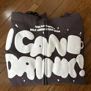 M!LK I CAN DRINK 캔드리 후드티 M