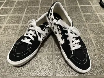 VANS Sk8-Low 29cm 체크 체커 US 기획 스니커즈