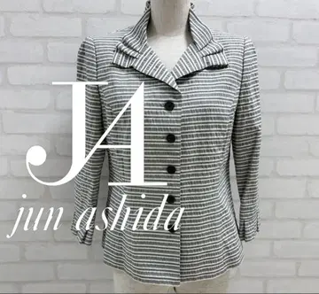 새상품급 jun ashida 스트라이프 테일러드 자켓