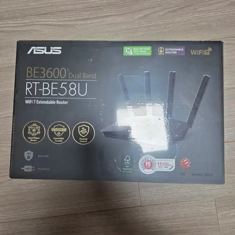 미개봉 ASUS RT-BE58U WiFi7 유무선공유기 판매