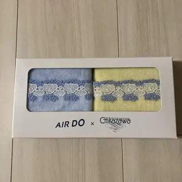AIR DO x 긴자와 레이스 손수건 세트 2장 세트 박스형 미개봉