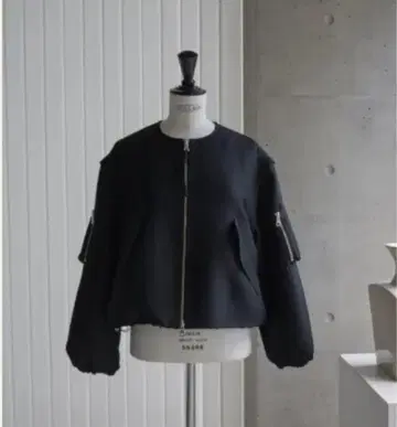 새상품 maison de r 플러피 블루종 블랙