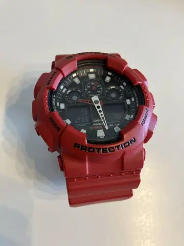 G-SHOCK GA100B-4AER 빨간색 새상품급