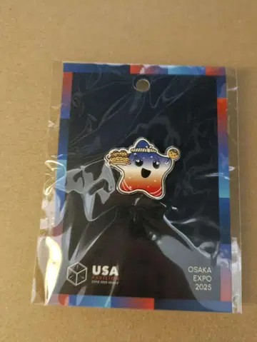 오사카 만박 EXPO 미국관 핀 배지 스파크 USA 타코야키