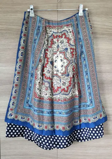 제인 마플 댄스 르 살롱 스커트 도트 스카프 패턴