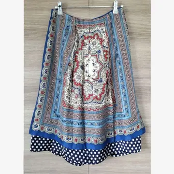 제인 마플 댄스 르 살롱 스커트 도트 스카프 패턴