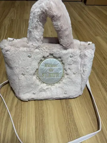 Maison de FLEUR 핑크 토트백