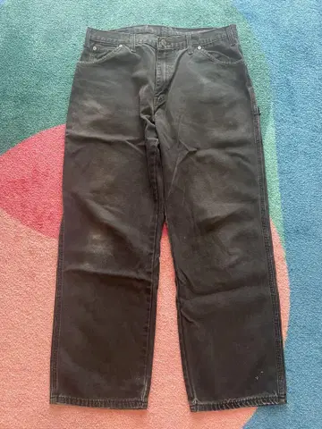디키즈 페인터 팬츠 dickies 블랙 스미블랙 덕지