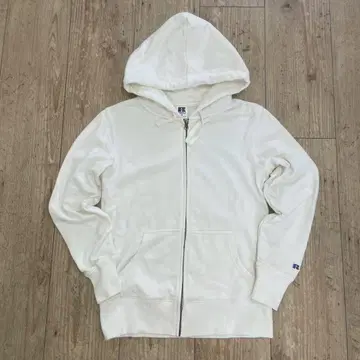 RUSSELL ATHLETIC M 화이트 풀 집업 후드티