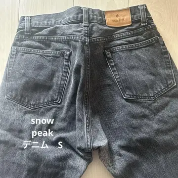 스노우피크 데님 블랙 S 남성용