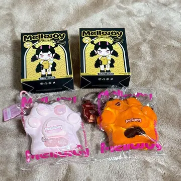 mellojoy 스퀴즈 힐링 고양이 발바닥 스위트 하트 캐러멜 2종 세트