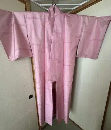 [ 10/10까지 판매 ] 핑크 기모노 오시마 명주