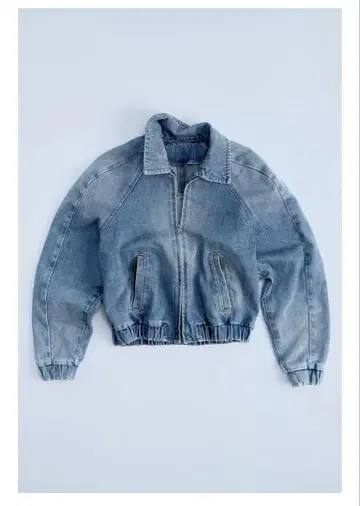 ZARA TRF 데님 봄버 자켓 XXL